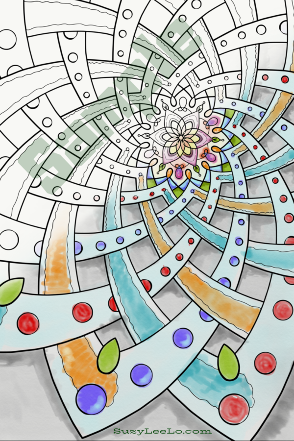 Mandala coloring page