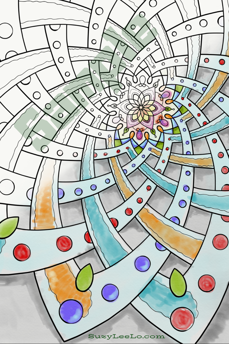 Mandala Coloring Page for Adults
