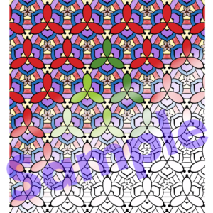 Patterns Coloring Page for Adults