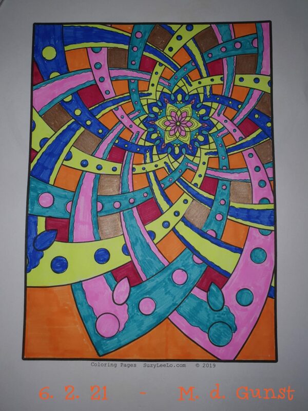 Mandala coloring page - Image 2