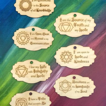 Chakra Affirmations Plaques