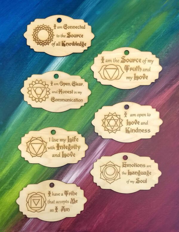 Chakra Affirmations Plaques