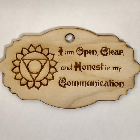 Chakra Affirmation Plaques - Throat / Vissudha