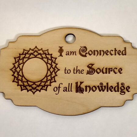 Chakra Affirmation Plaques - Crown / Sahasrara