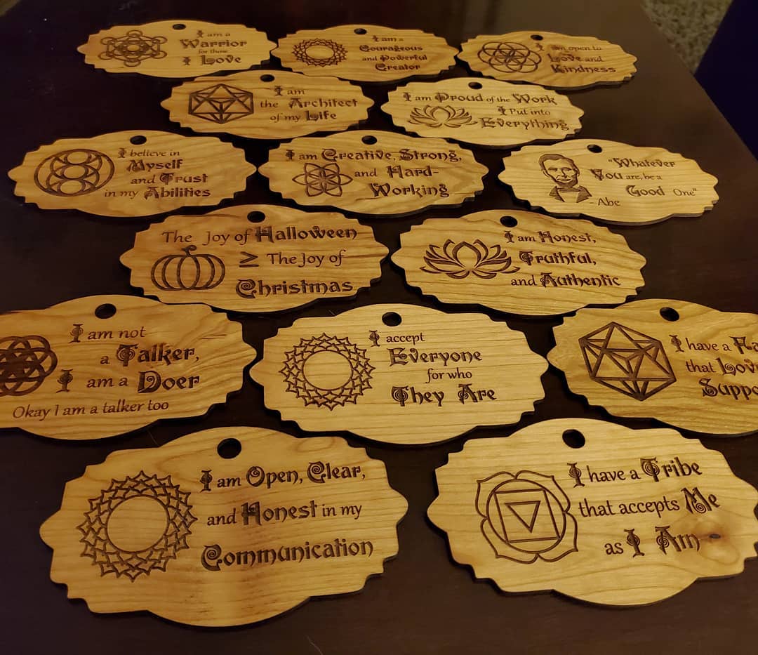 Chakra Affirmation Plaques