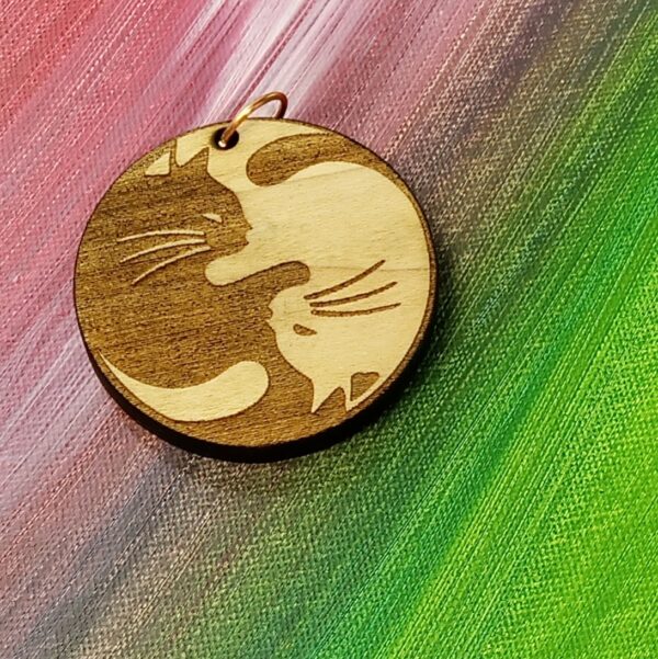 Cat Yin Yang Pendant