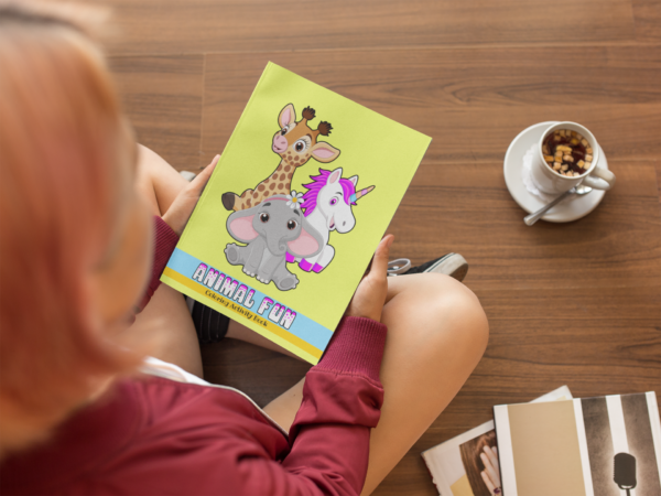 Animal Fun: Kids Coloring Activity Book - Instant Download Digital Book