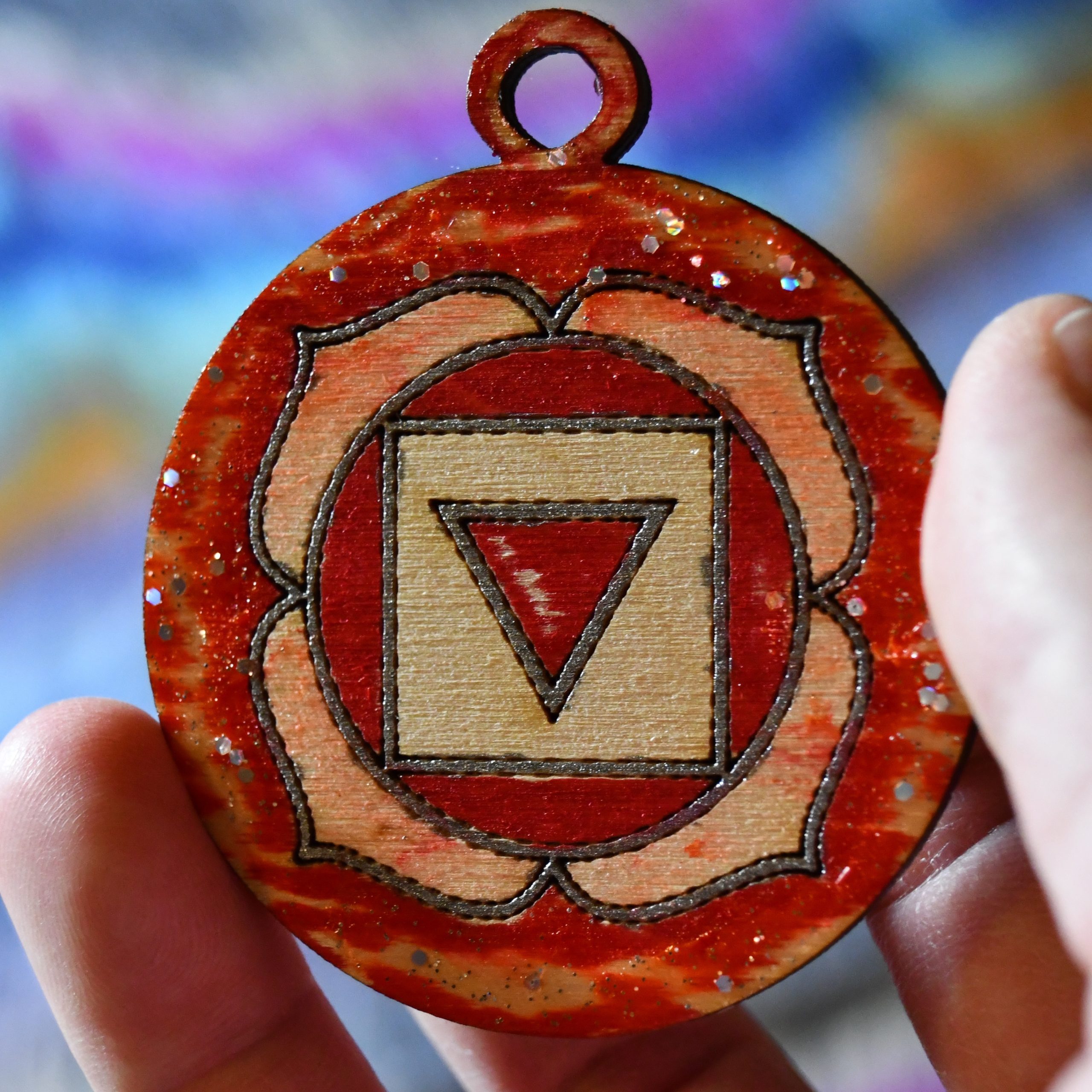 Root Chakra Coloring Pendant Video