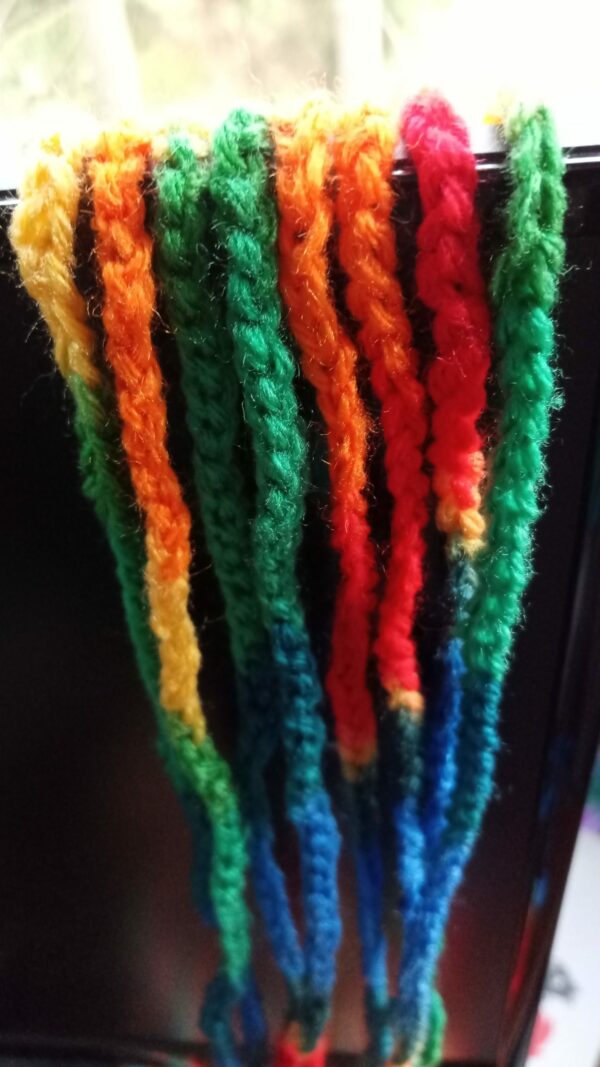 Rainbow Yarn Chain