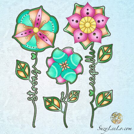 Motivational Quote Coloring Page by Suzy LeeLo