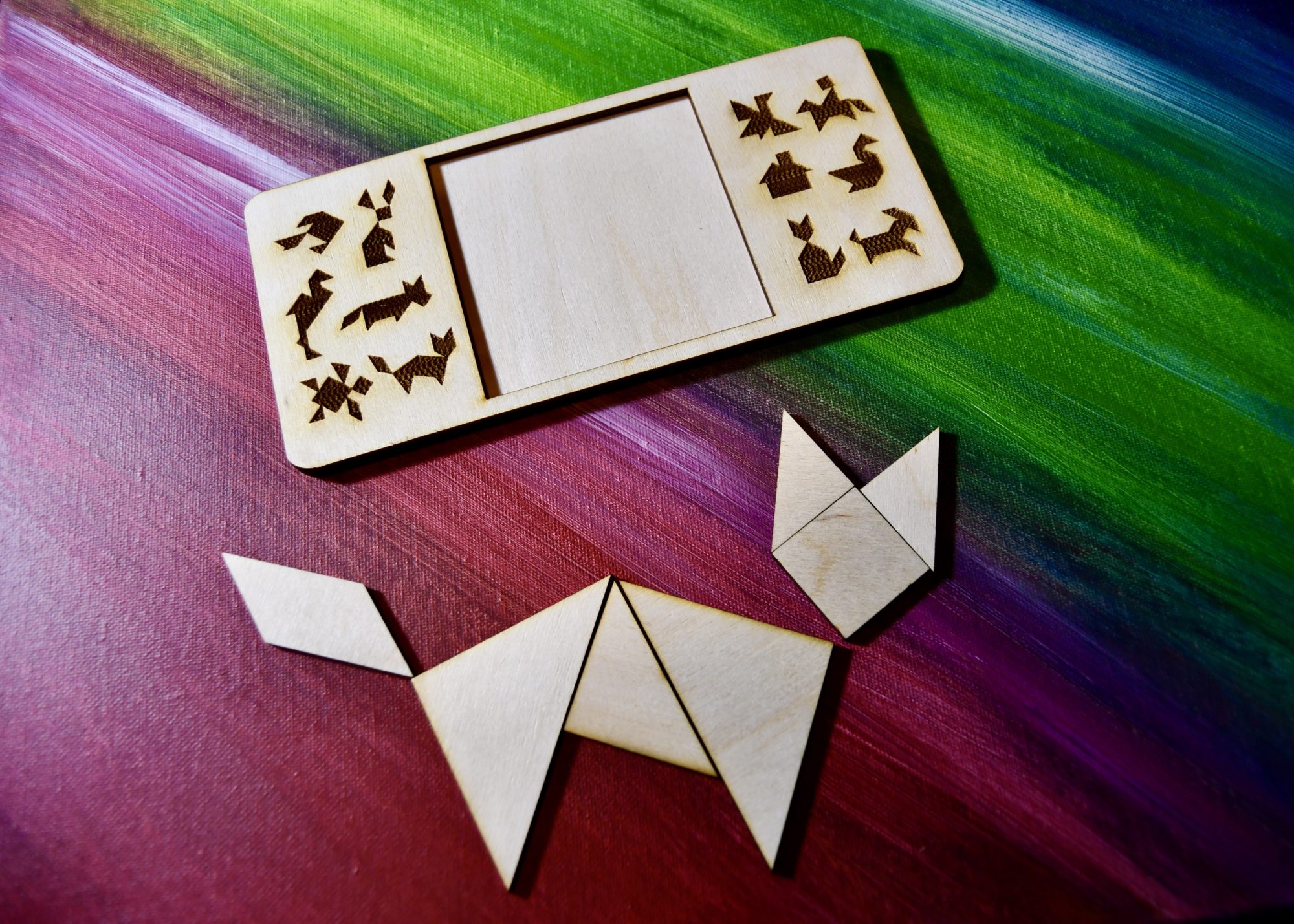 Tangram Wood Puzzle