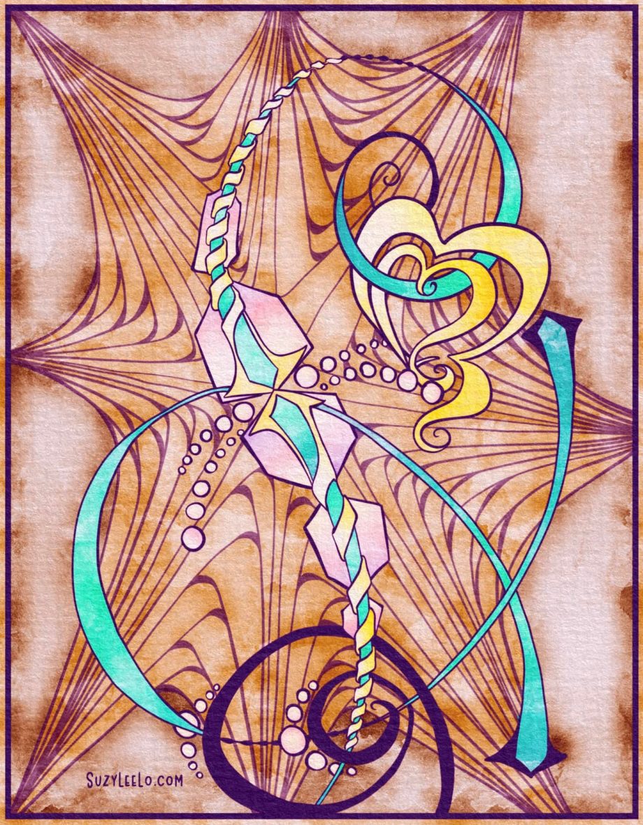 Zen Doodle Coloring Page Colored by SuzyLeeLo