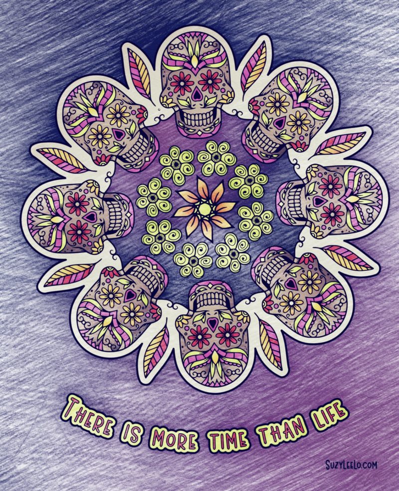 Day of the Dead Mandala Coloring Page » Suzy LeeLo