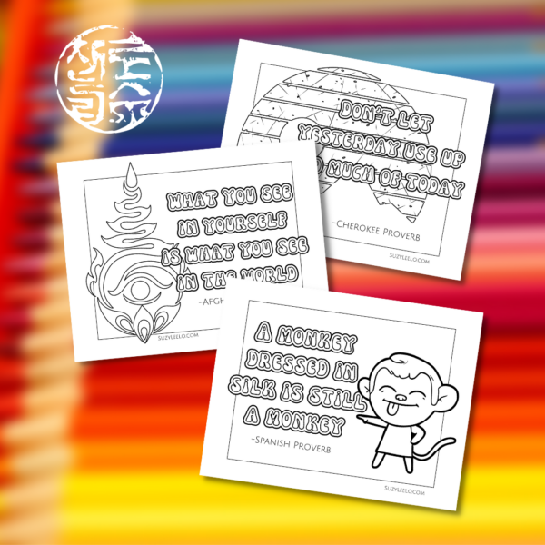 Proverbs Coloring Book Pages 1