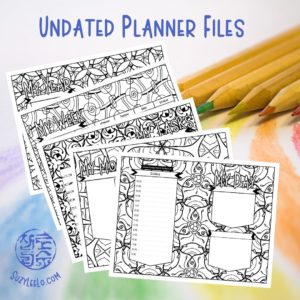 Undated Planner Files from Suzy LeeLo