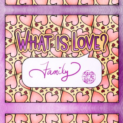 What is love? Coloring activity page