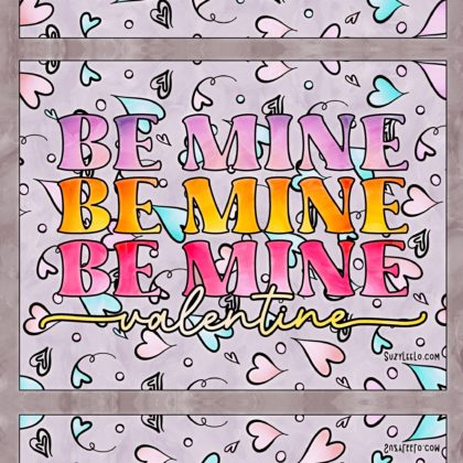 Be Mine coloring page by SuzyLeeLo