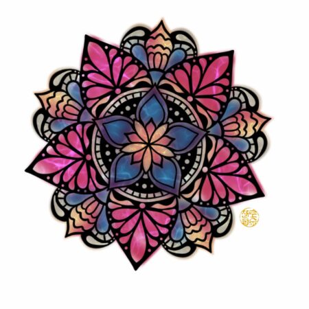 Magical PT Mandala colored by Suzy LeeLo