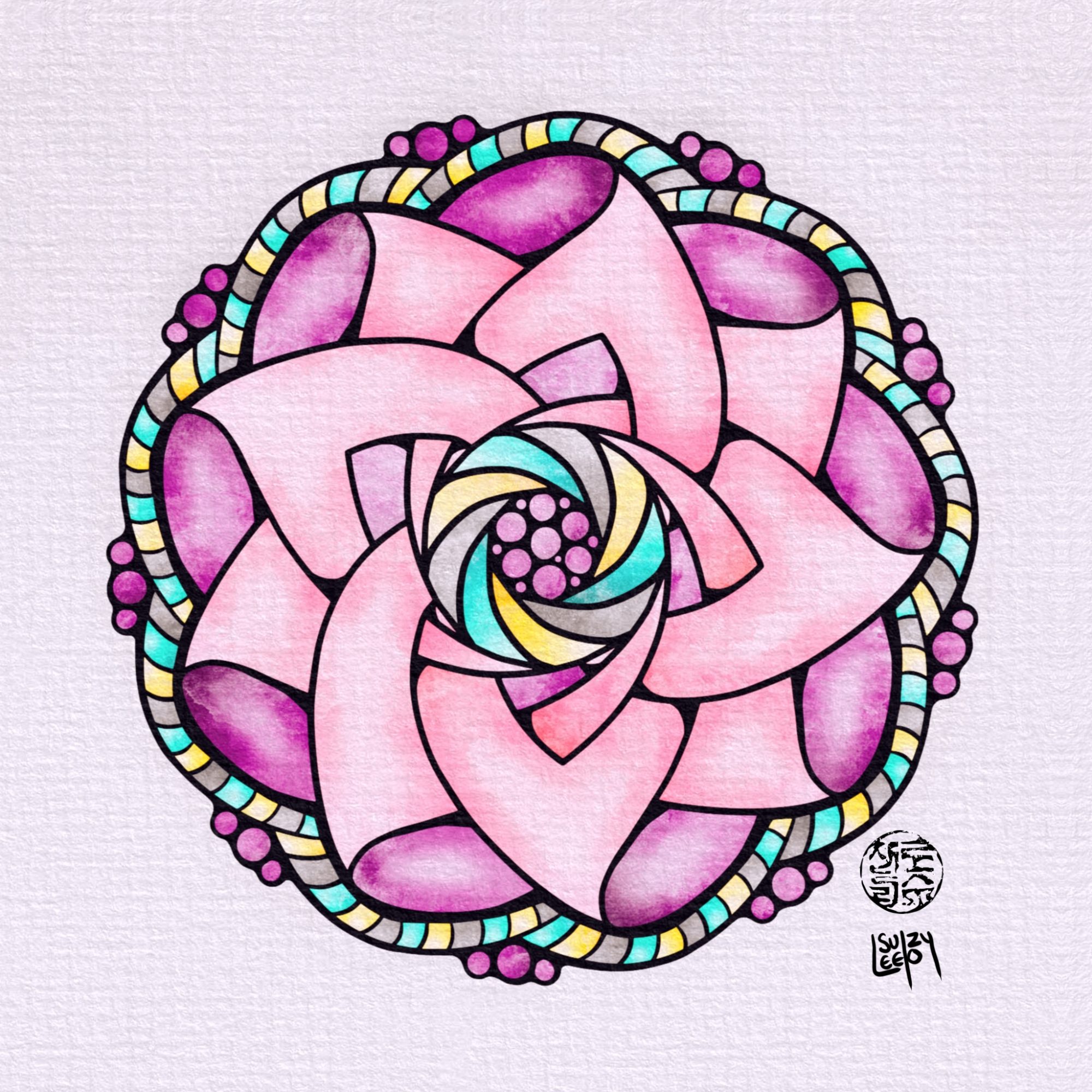 Mandala Coloring Page Suzy LeeLo mandala-coloring-page-suzy-leelo