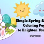 Simple Spring & Easter Coloring Pages to Brighten Your Day