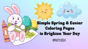 Simple Spring & Easter Coloring Pages to Brighten Your Day