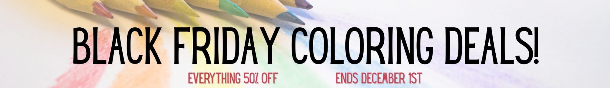 Printable Coloring Pages Black Friday Sale